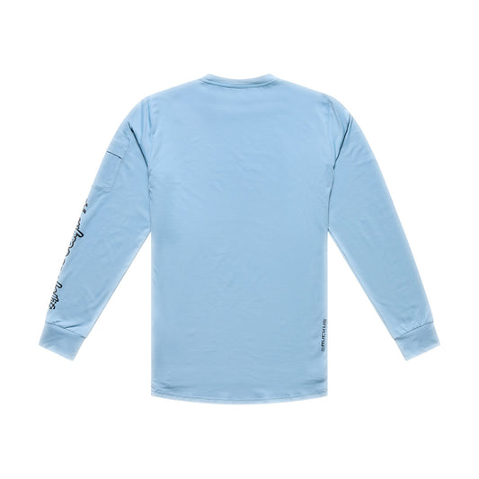 Playera manga larga para MTB Ruckus Ride; Waves Dawn Blue — vista adicional 1