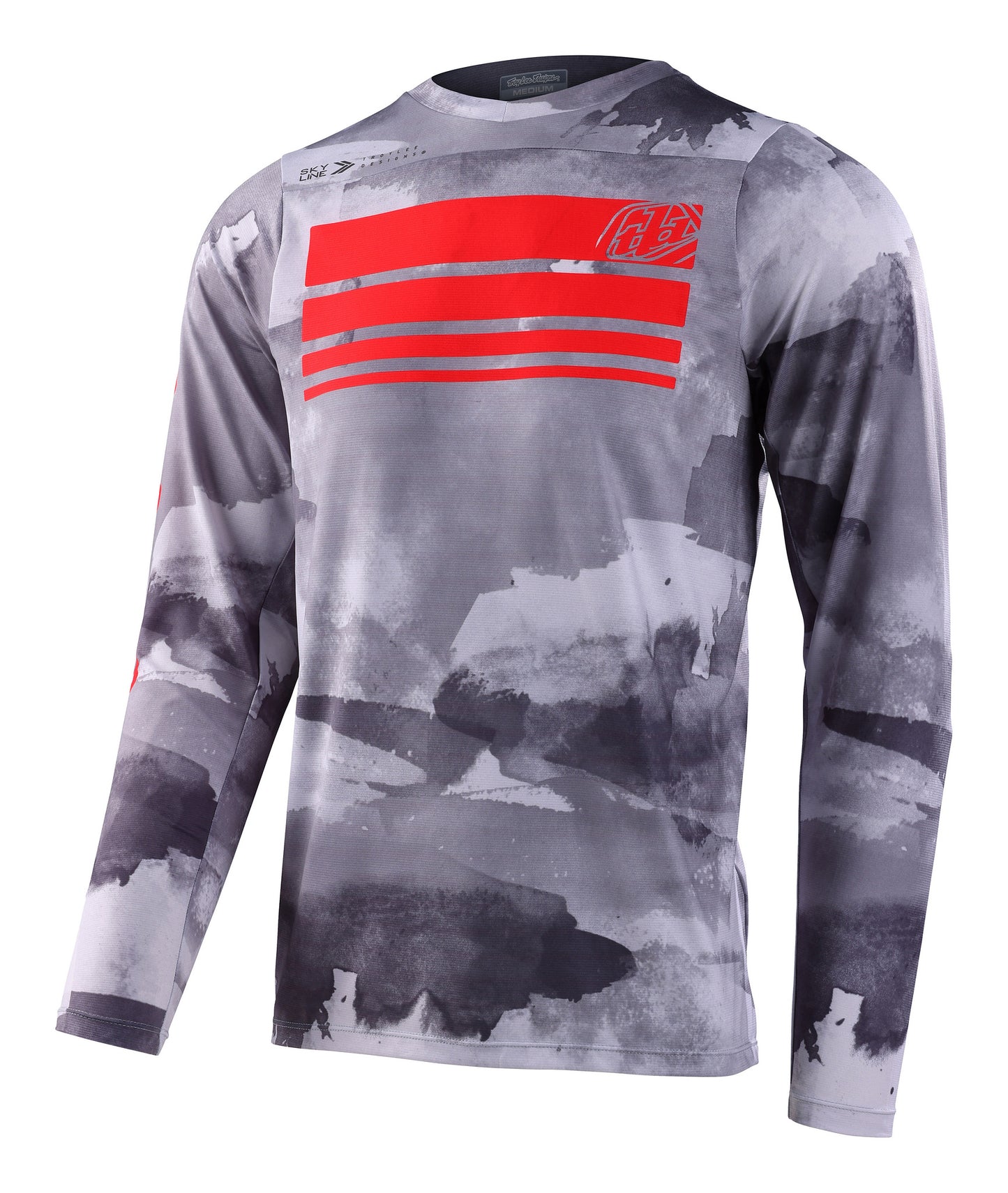 Jersey Troy Lee Designs Skyline LS Blocks Cement Talla M