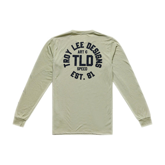 Playera manga larga para MTB Skyline Ride; Stamps Sage — vista adicional 1