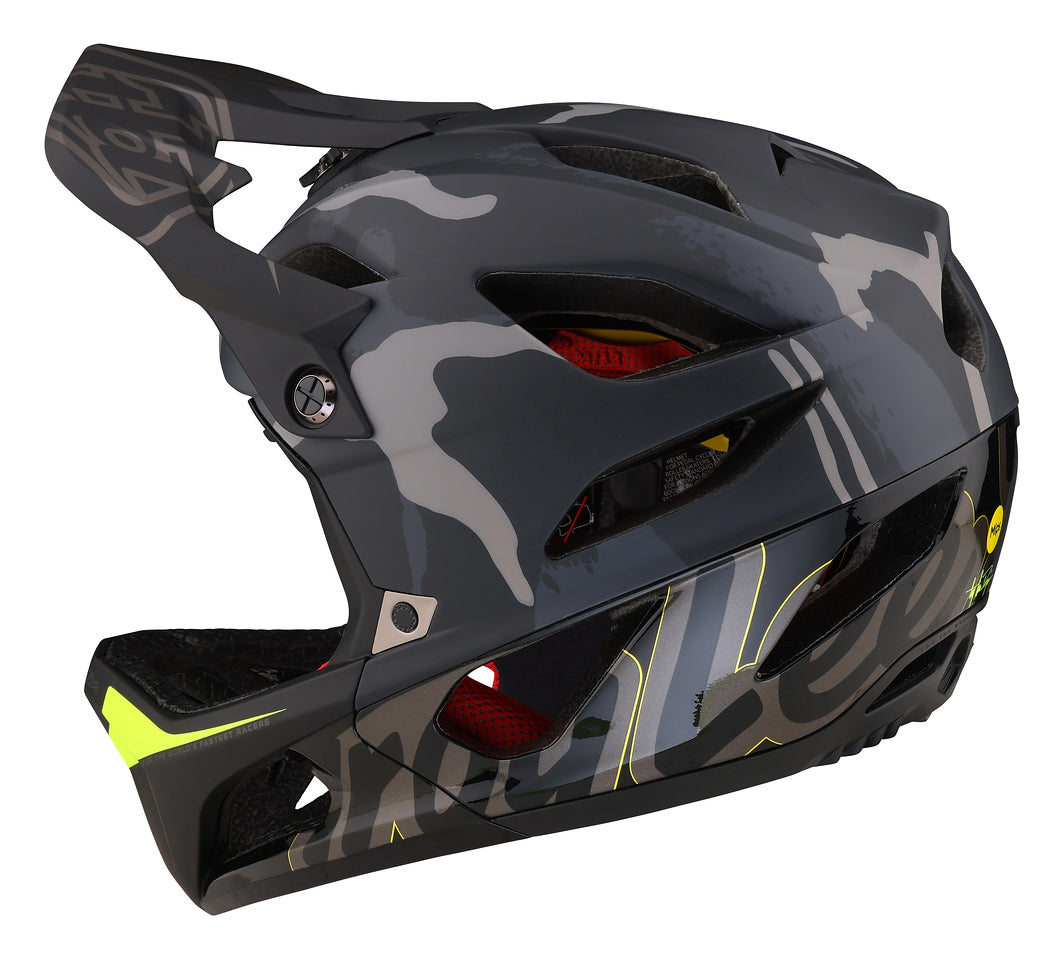 Casco Troy Lee Designs Stage Helmet Signature Camo Black Mips Talla M/L