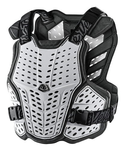 Peto protector de pecho Troy Lee Designs Rockfight Blanco