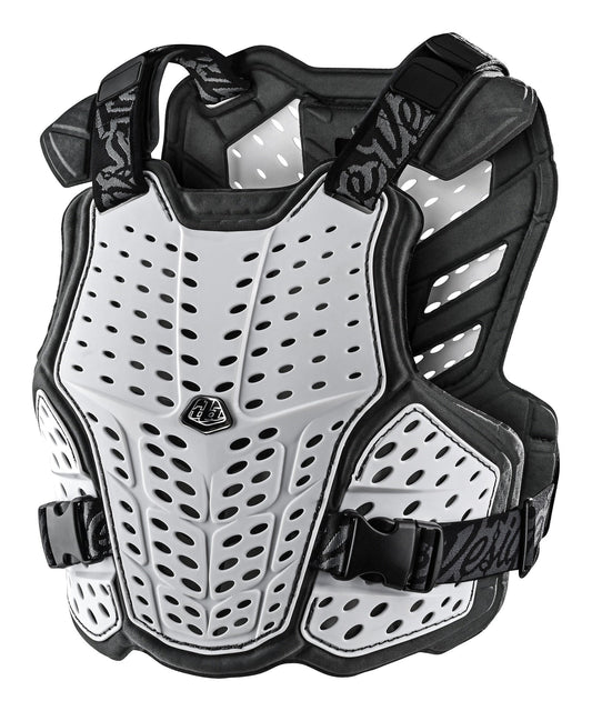 Peto protector de pecho Troy Lee Designs Rockfight Blanco