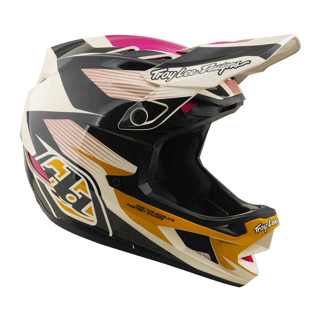 D4 Polyacrylite Helmet; Turbo Acid / Fuchsia