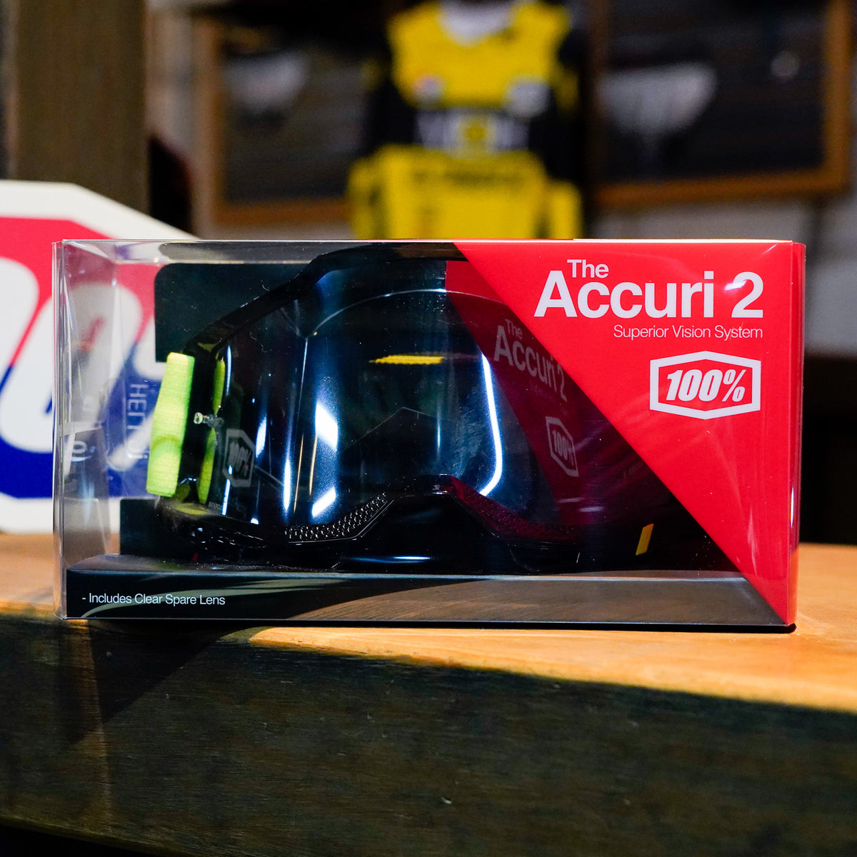 ACCURI 2 Goggle Neon Yellow - Mirror Silver Lens