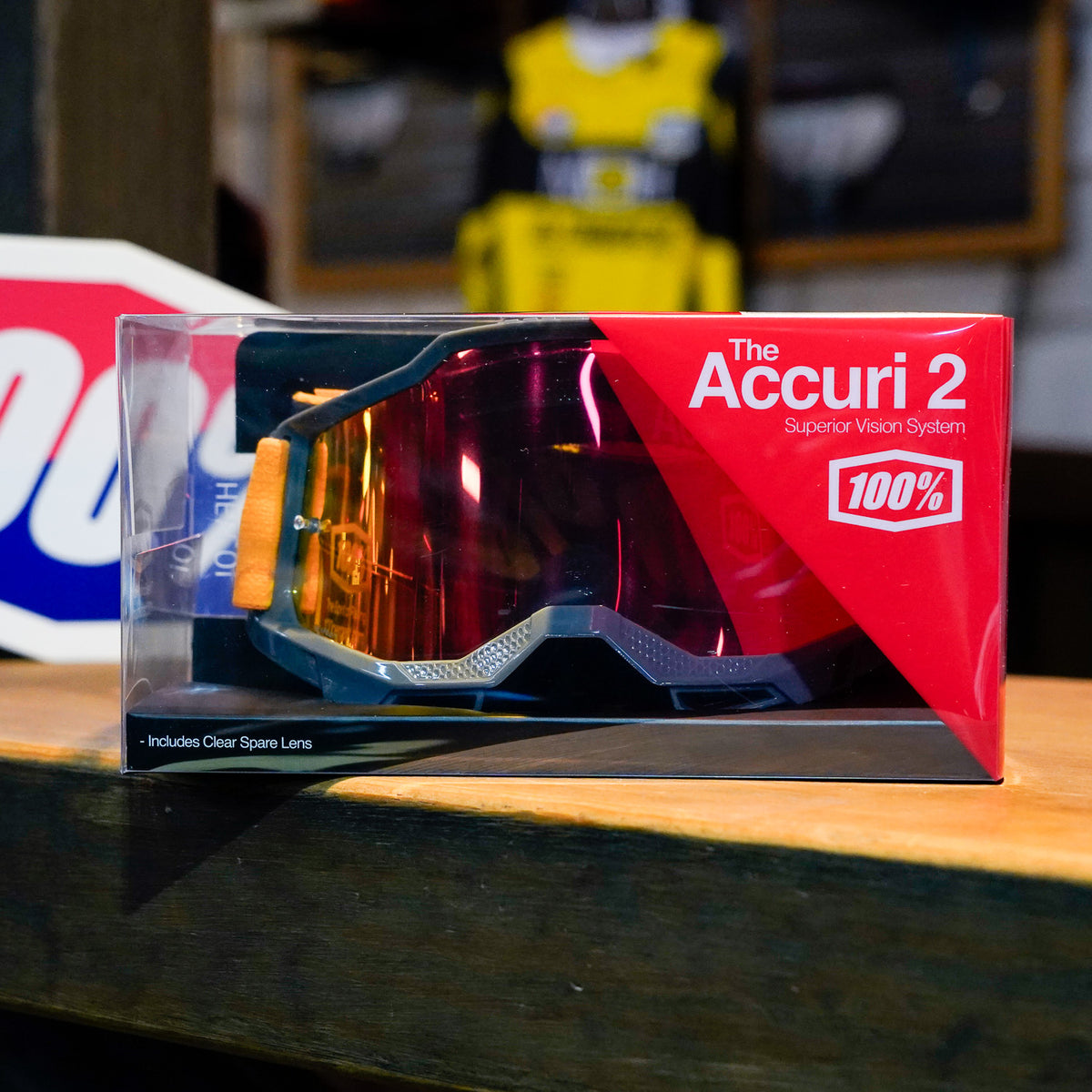 ACCURI 2 Goggle Orange - Mirror Red Lens