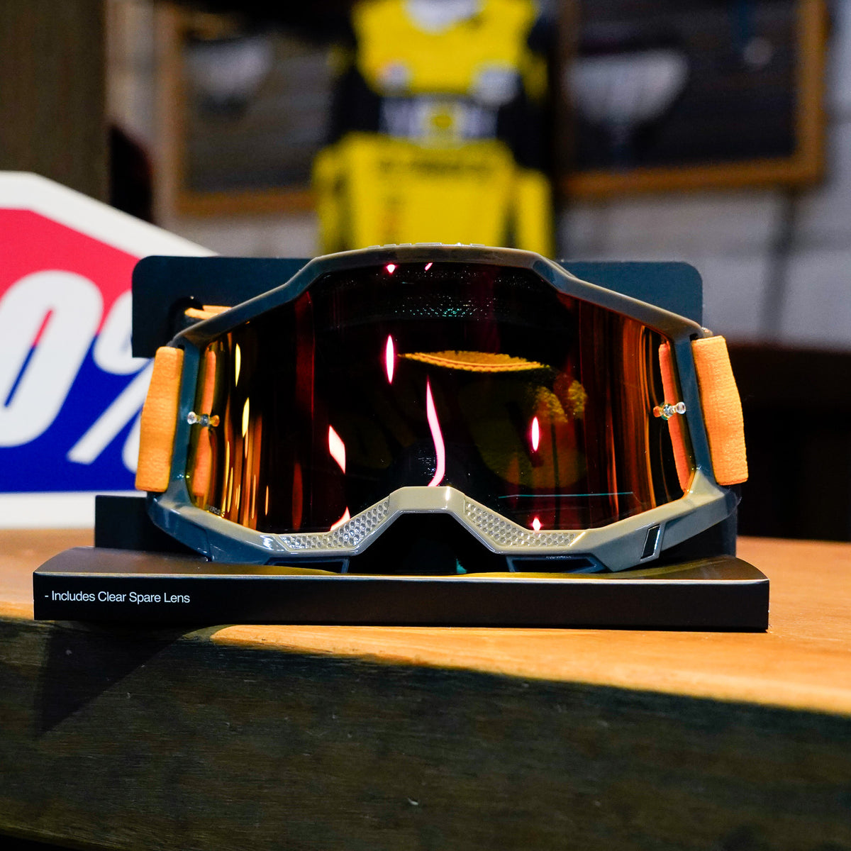 ACCURI 2 Goggle Orange - Mirror Red Lens