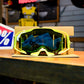 ARMATIC Goggle Neon Yellow - Mirror True Gold Lens