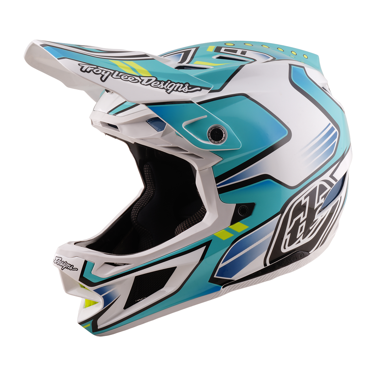 D4 Composite Helmet; Crest Real Teal