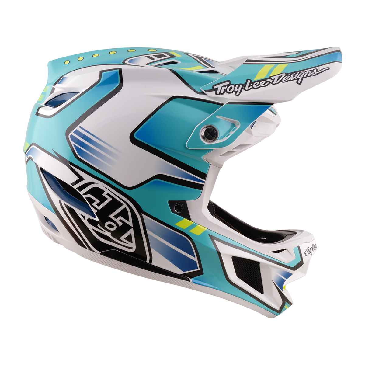 D4 Composite Helmet; Crest Real Teal