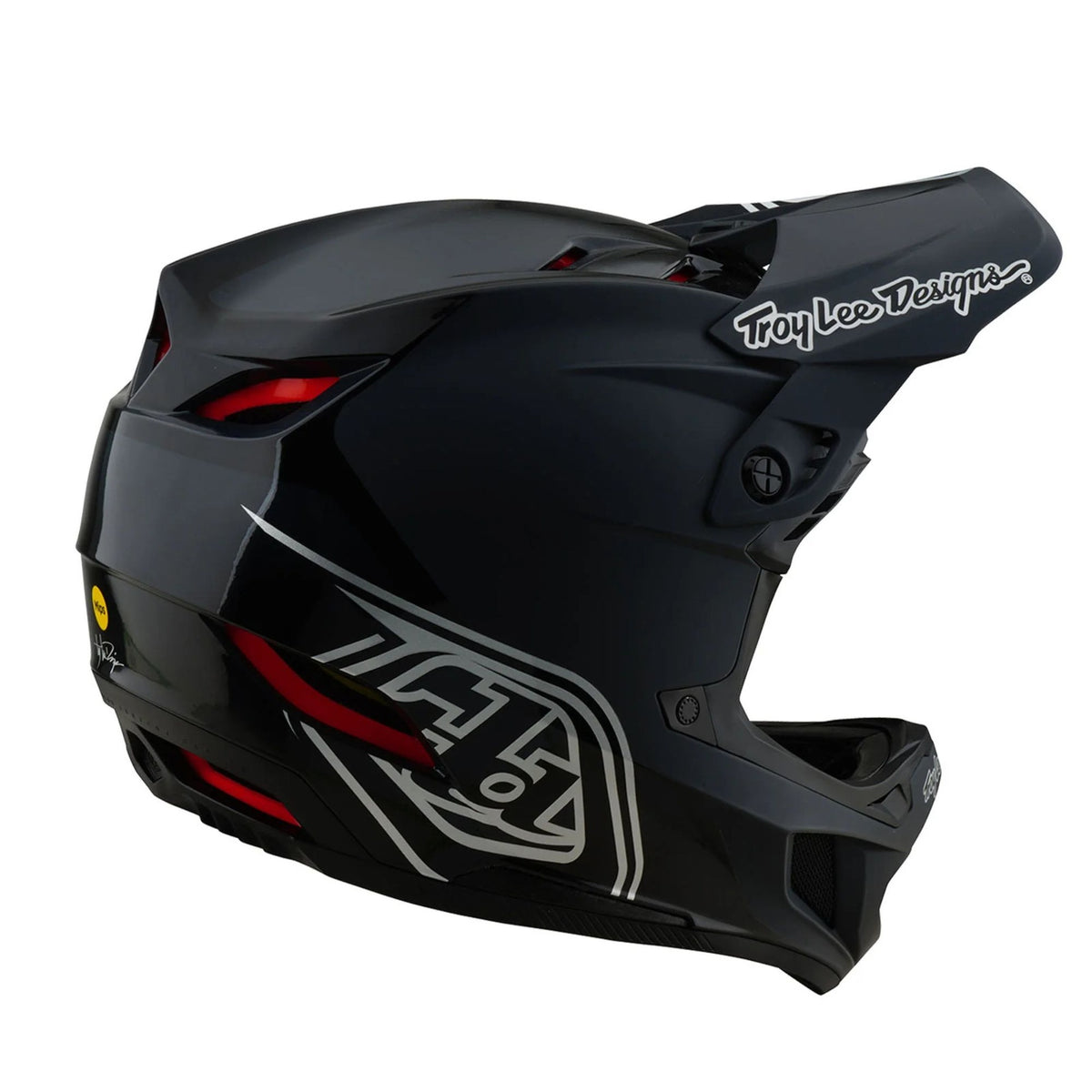 D4 Polyacrylite Helmet; Shadow Black