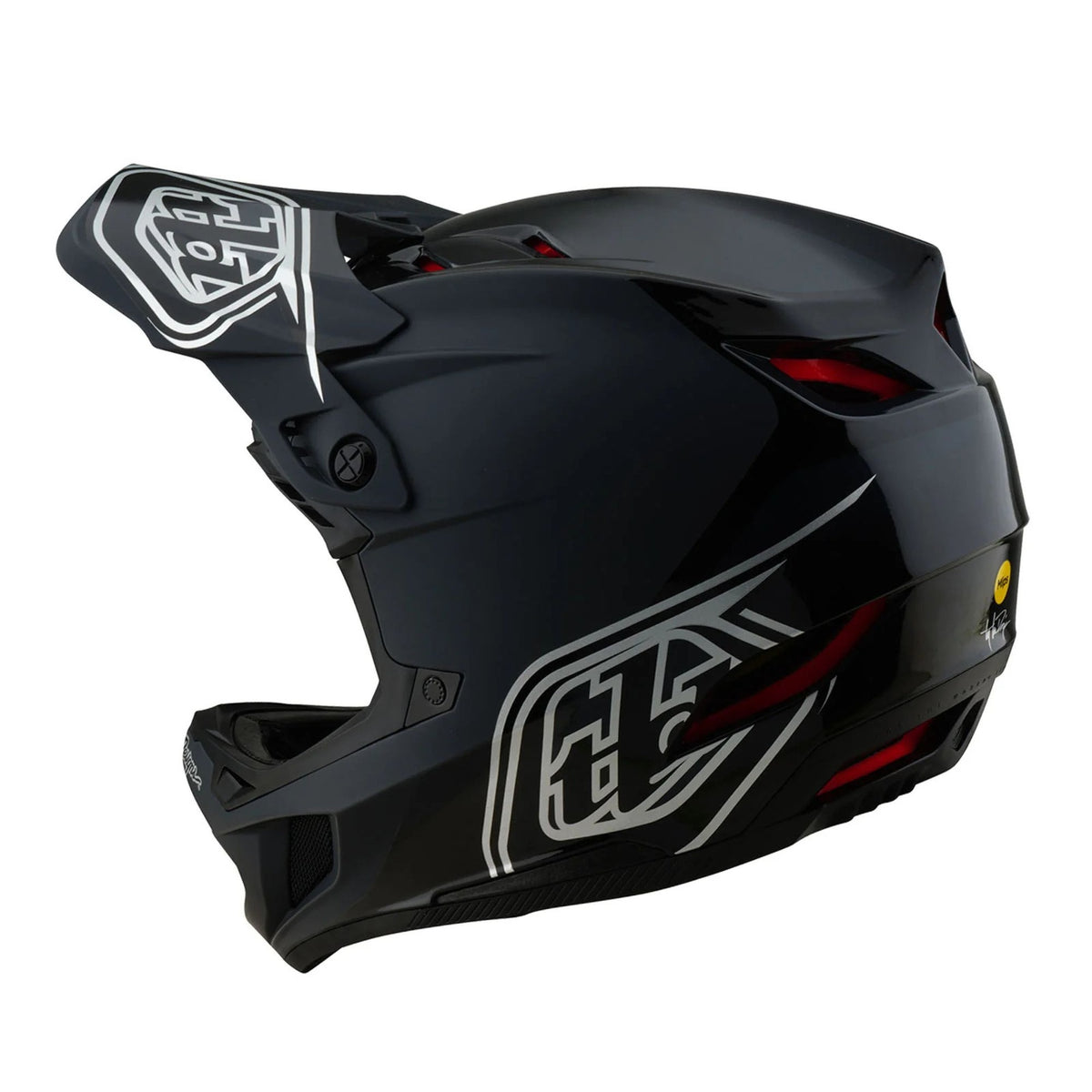 D4 Polyacrylite Helmet; Shadow Black