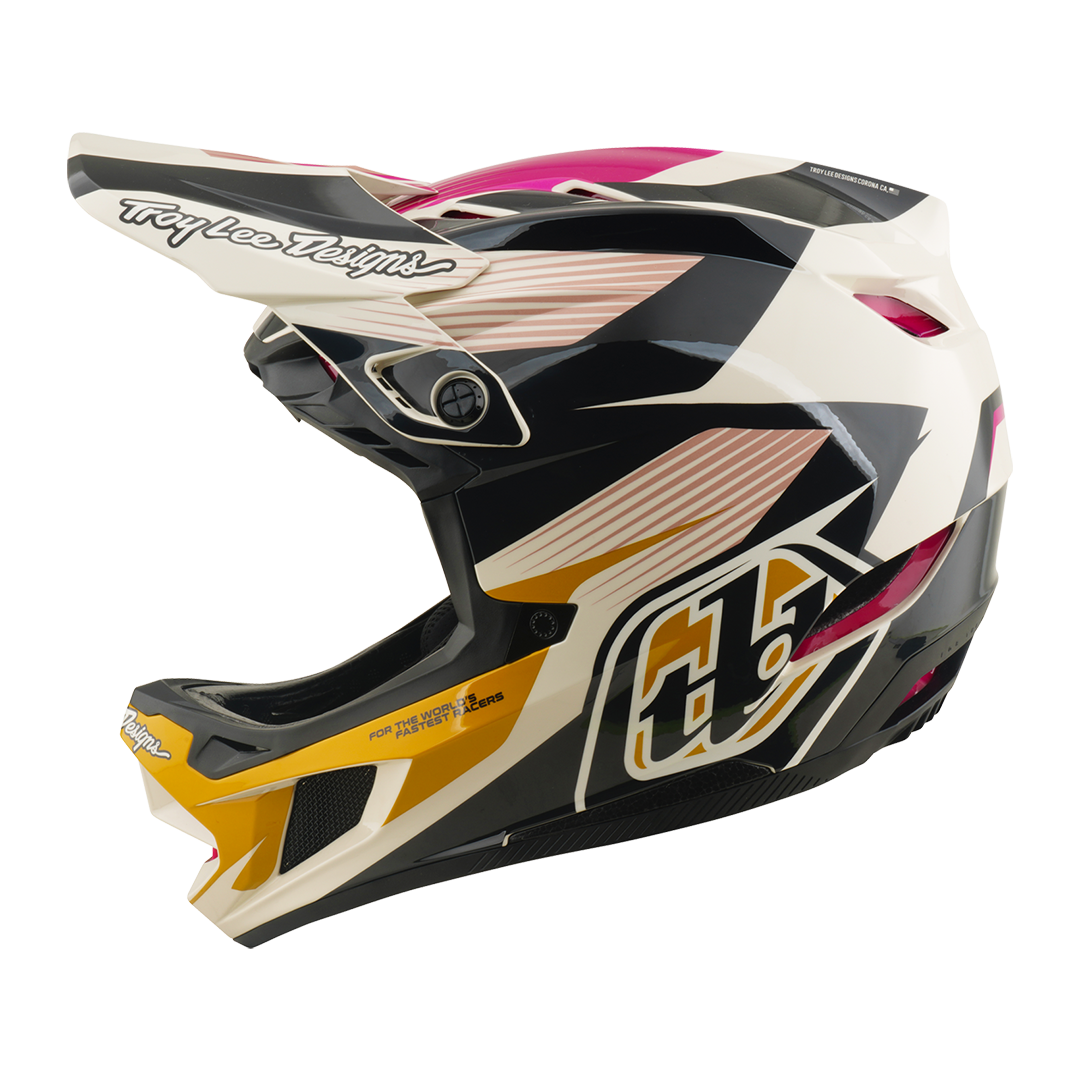 D4 Polyacrylite Helmet; Turbo Acid / Fuchsia
