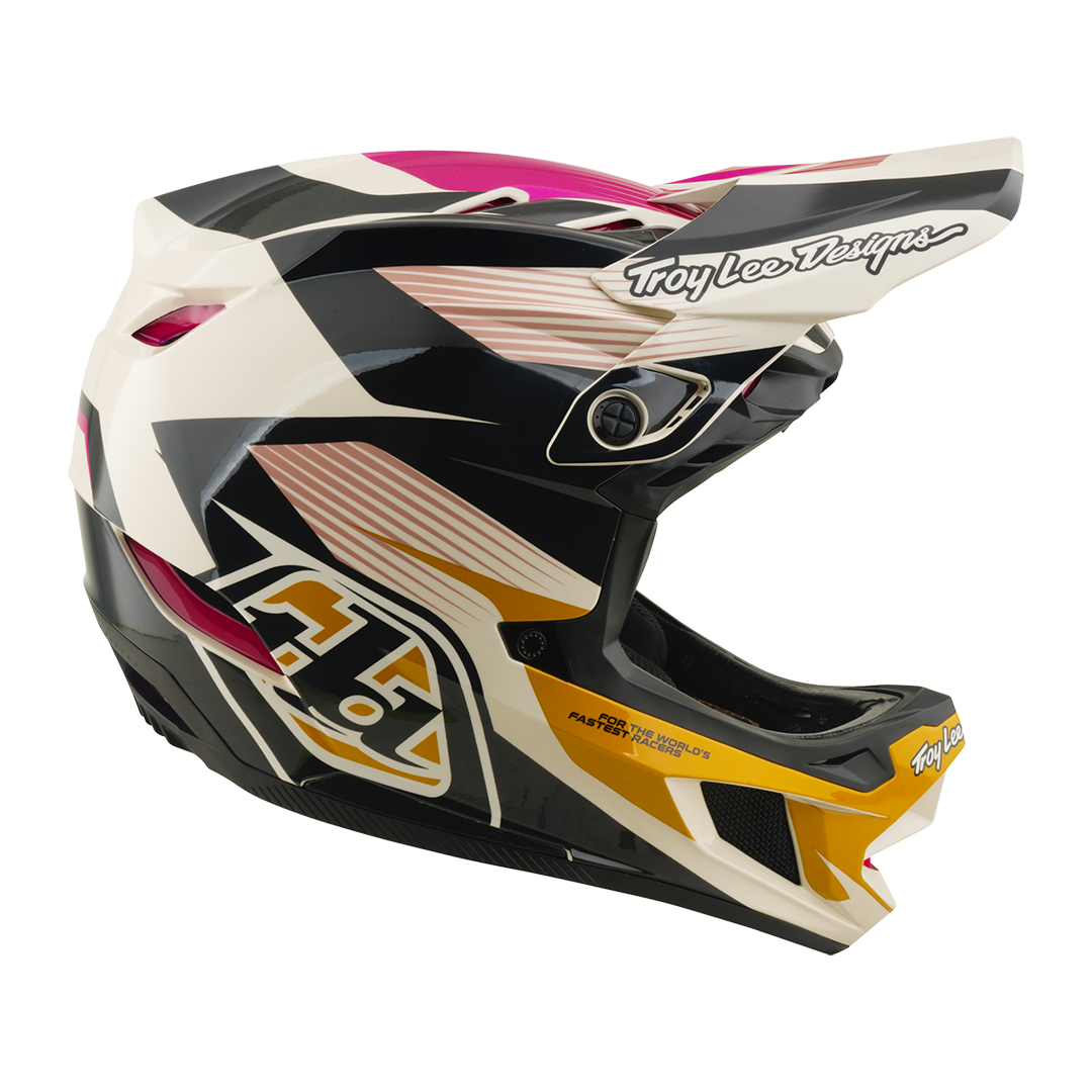 D4 Polyacrylite Helmet; Turbo Acid / Fuchsia