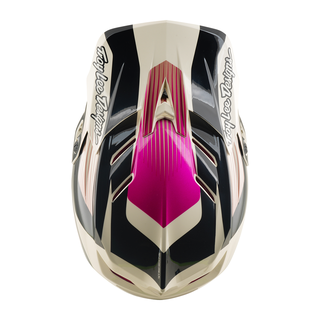 D4 Polyacrylite Helmet; Turbo Acid / Fuchsia