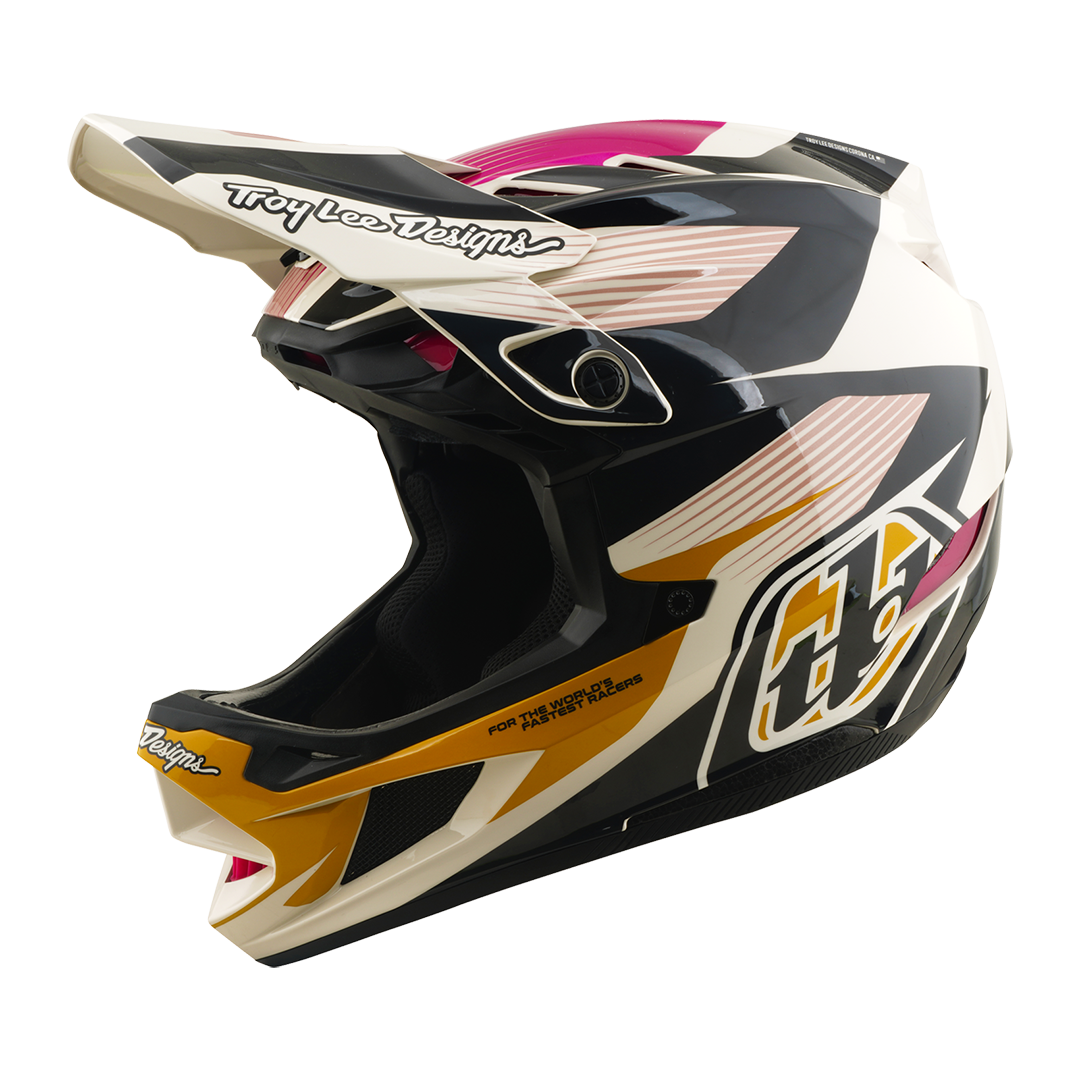 D4 Polyacrylite Helmet; Turbo Acid / Fuchsia