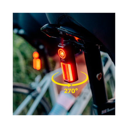 LAMPARA TRASERA MAGICSHINE USB 300 LM RADAR