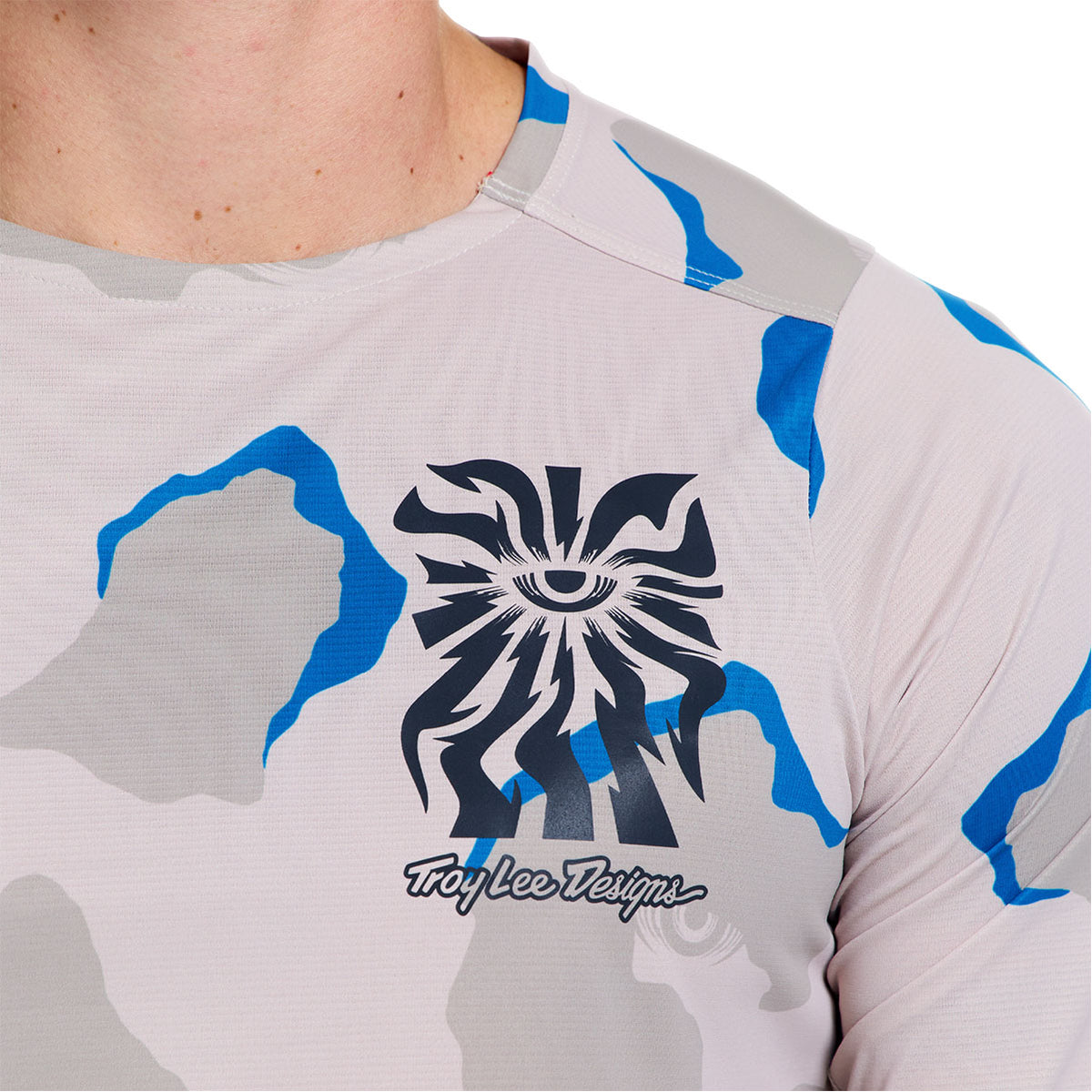Jersey manga larga para MTB Skyline Pro; Flow Camo Pumice — vista adicional 4