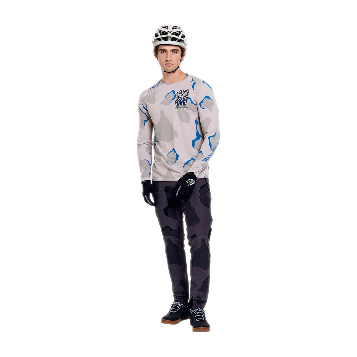Jersey manga larga para MTB Skyline Pro; Flow Camo Pumice — vista adicional 5