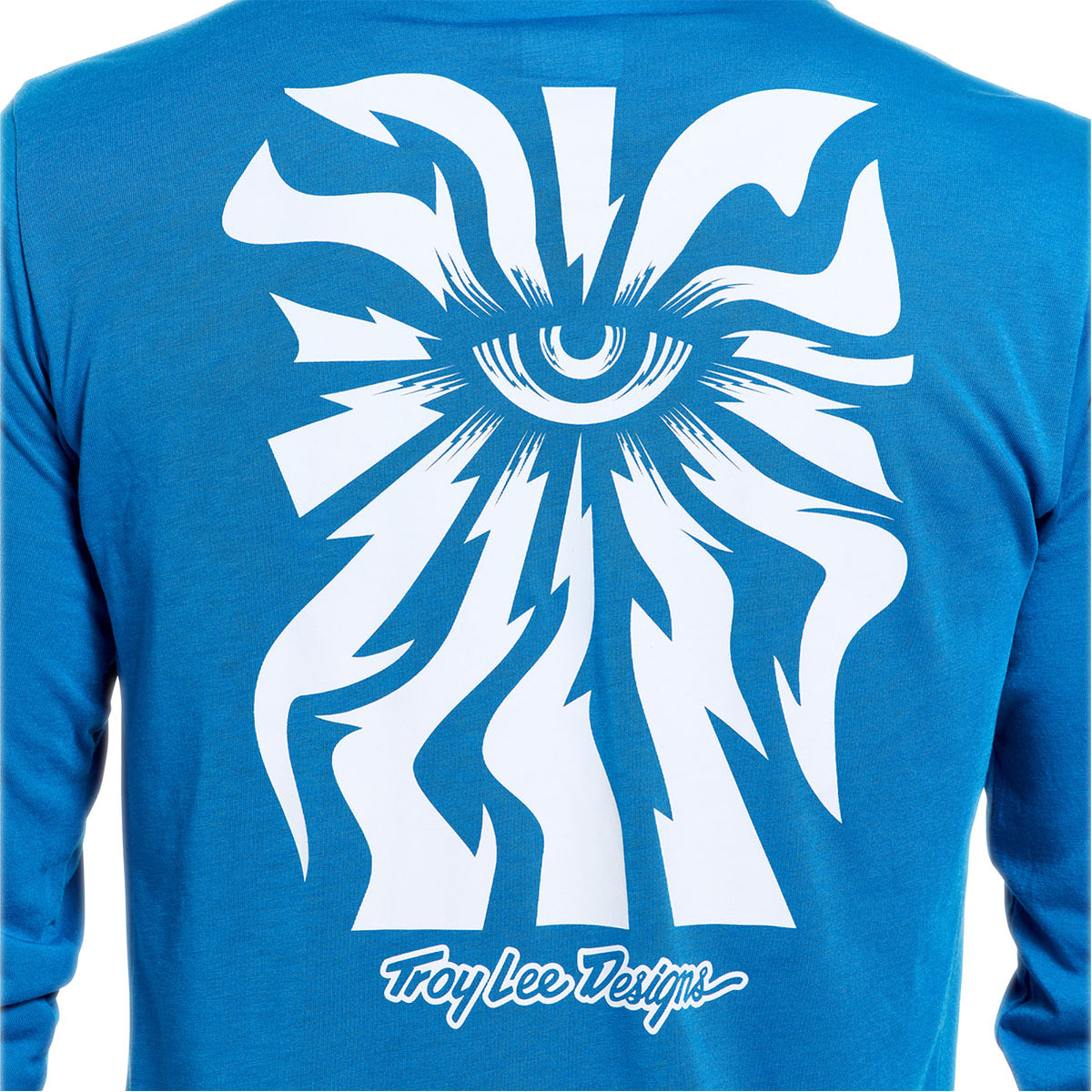Playera manga larga para MTB Skyline Ride; One Eye Aero Blue — vista adicional 5