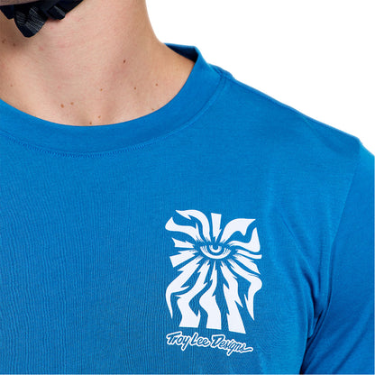 Playera manga larga para MTB Skyline Ride; One Eye Aero Blue — vista adicional 3