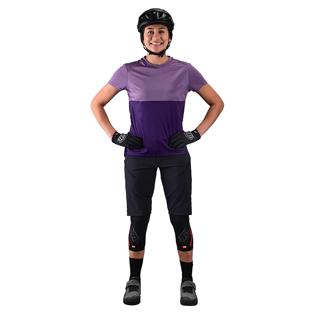 Jersey Troy Lee Designs Womens Lilium Ss Block Orchid / Purple