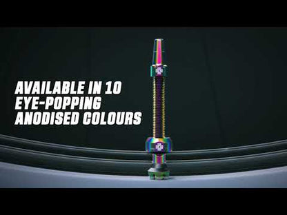 MUC-OFF Kit Válvulas Premium V2  Color Iridiscente 44mm