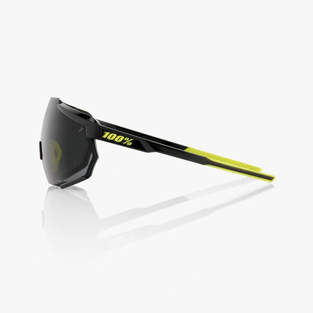 Lentes Ciclismo 100% RACETRAP Gloss Black-Smoke Lens