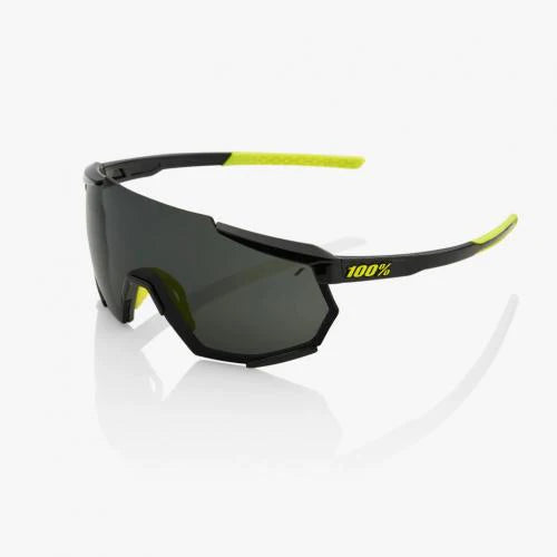 Lentes Ciclismo 100% RACETRAP Gloss Black-Smoke Lens